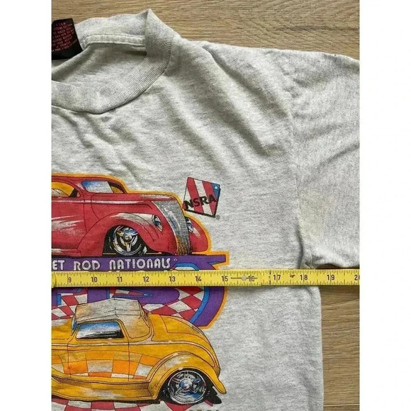 Vintage 1996 NSRA Street Rod Nationals York, PA T-Shirt Racing Cars Native Sun - Picture 8 of 12